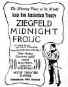 An ad for The Midnight Frolic