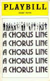 Original cast Playbill for A Chorus Line (22752 bytes)